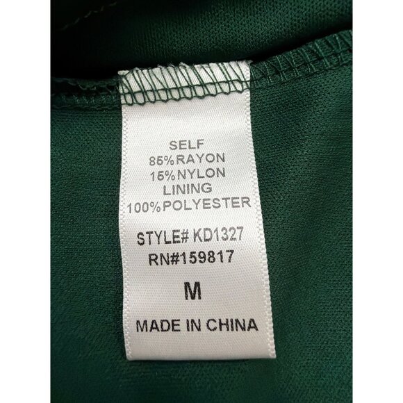 Altard State Womens Hunter Green Blend Mini Dress Lace Detail Long Sleeve Sz M - Picture 9 of 15